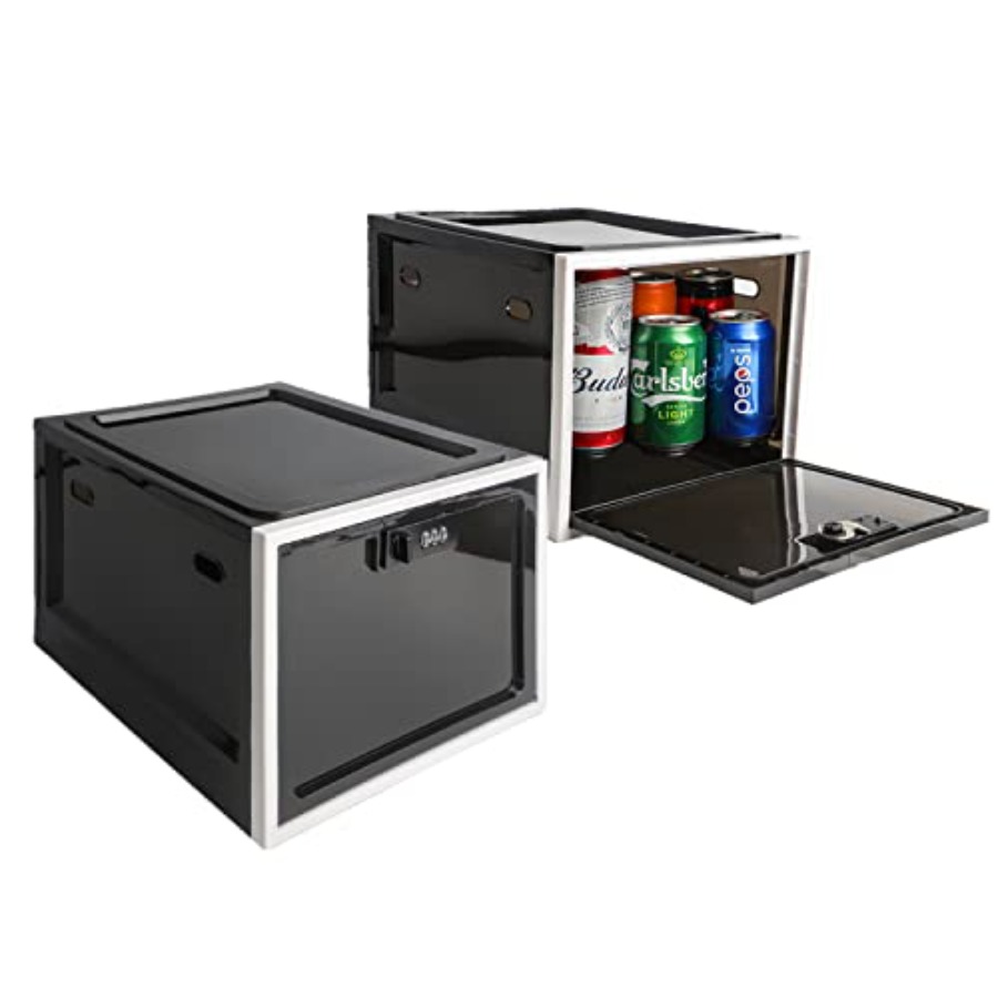 Food Storage Locker - 2 Pack Medicine Box with Combination