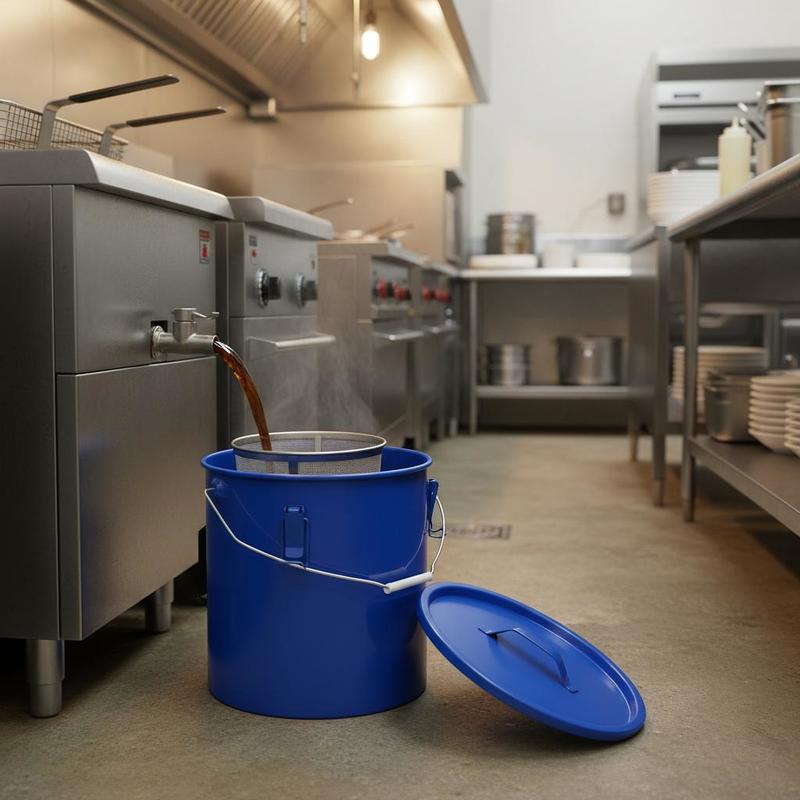 Food Storage Management - Carbon Steel Oil Storage Pail 6
