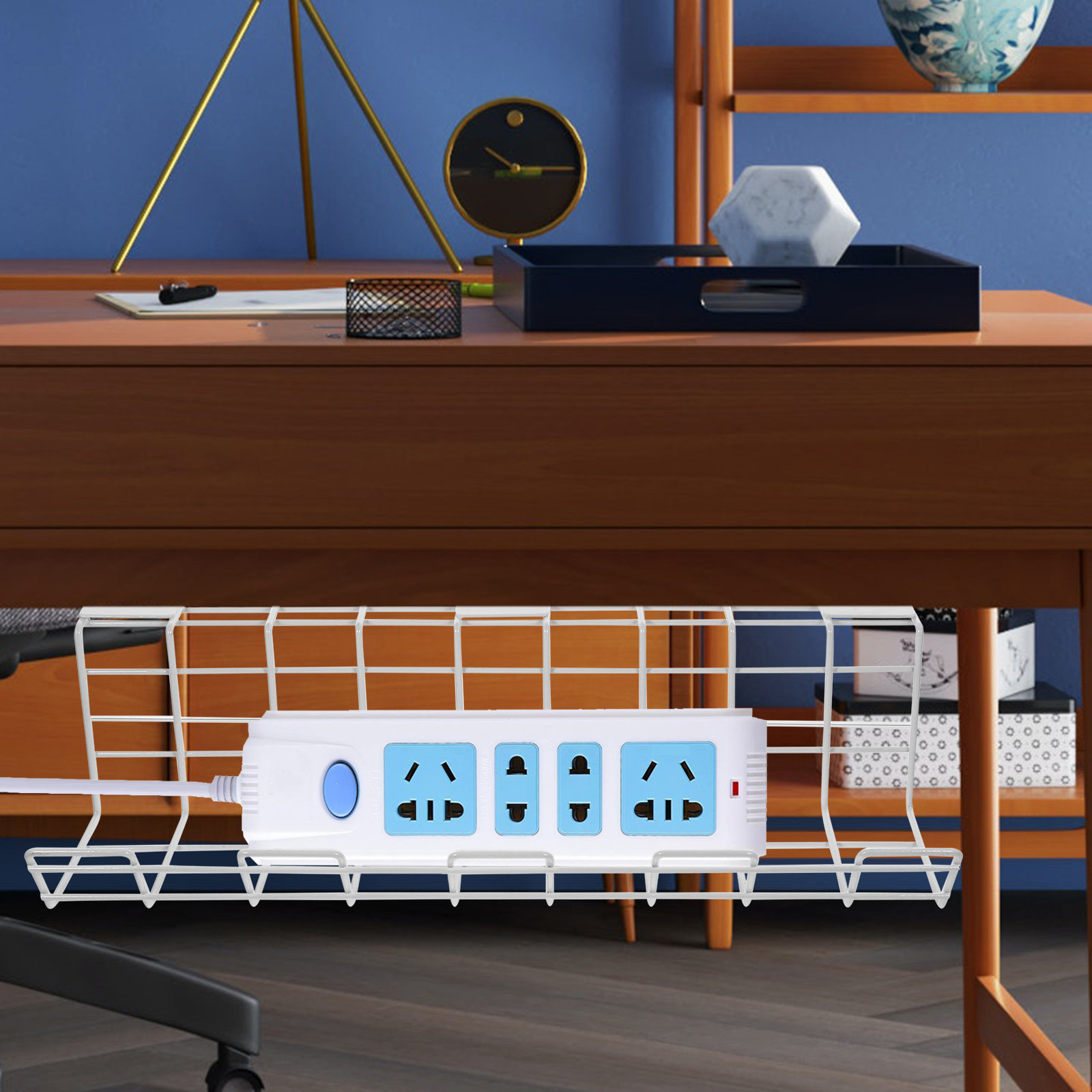 Food Storage Management - 2Pcs Under Desk Cable Management Racks