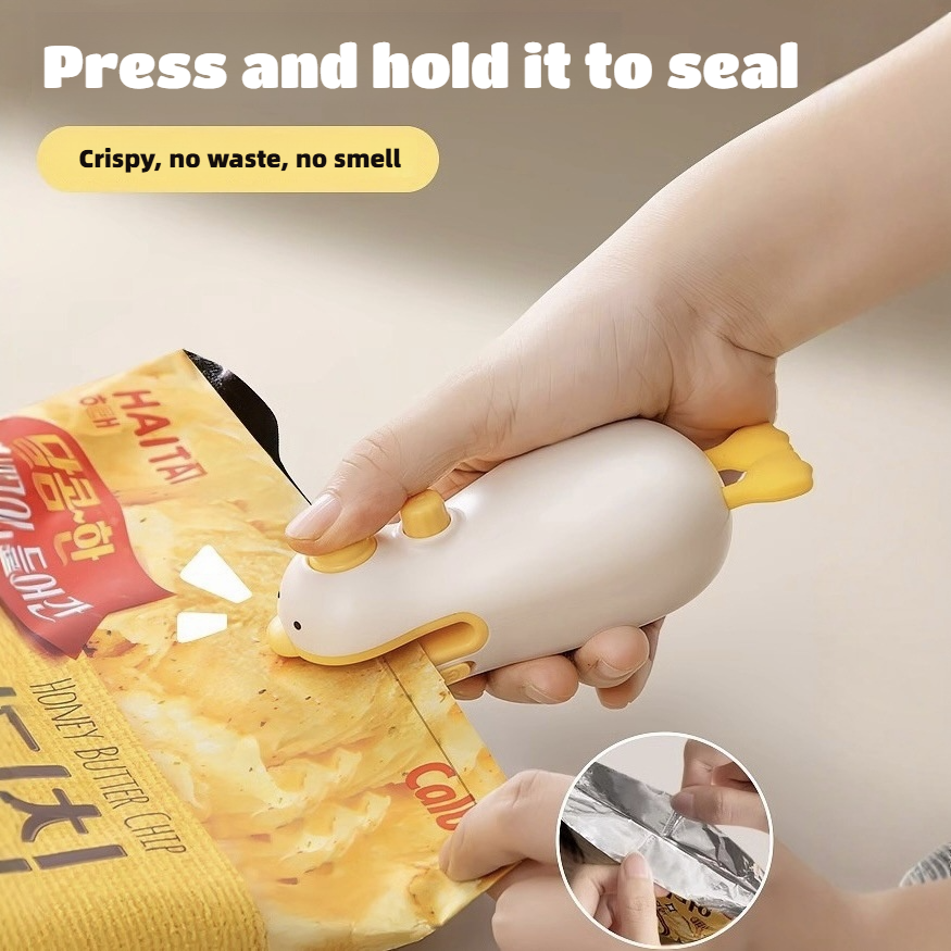 Food Storage Vacuum Sealer Machine - Mini Vacuum Food Sealer, Portable Household