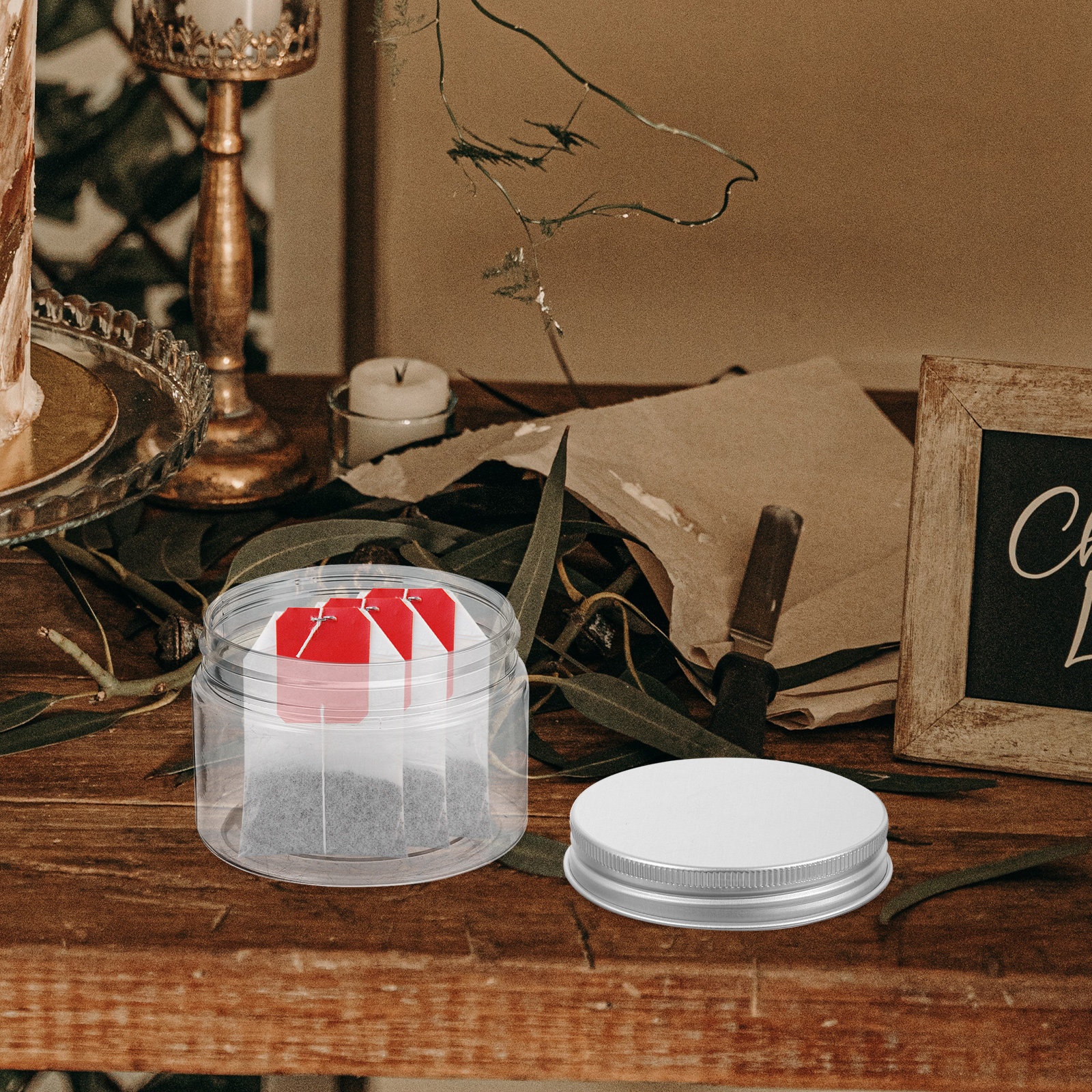Food Storage Jars Plastic - 10Pcs Small Jars Food Storage Container