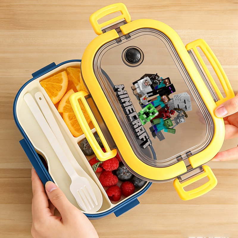Food Storage Minecraft - Minecrafted Bento Lunch Box Game Figures