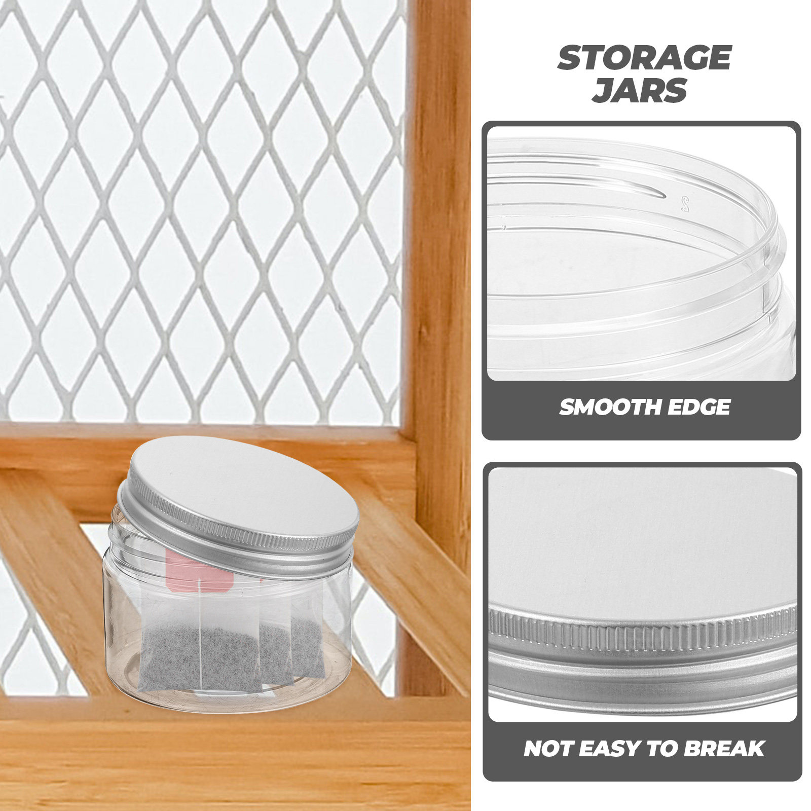 10Pcs Food Storage Jars Airtig – обзор и цена Food Storage Jars Plastic