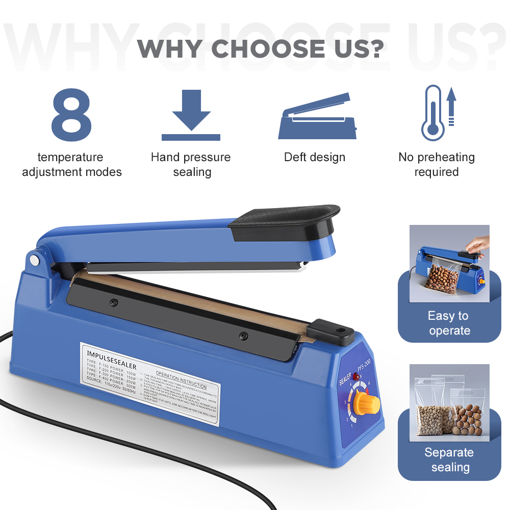 Impulse Sealer Machine Kitchen – обзор и цена Food Storage Vacuum Sealer Machine