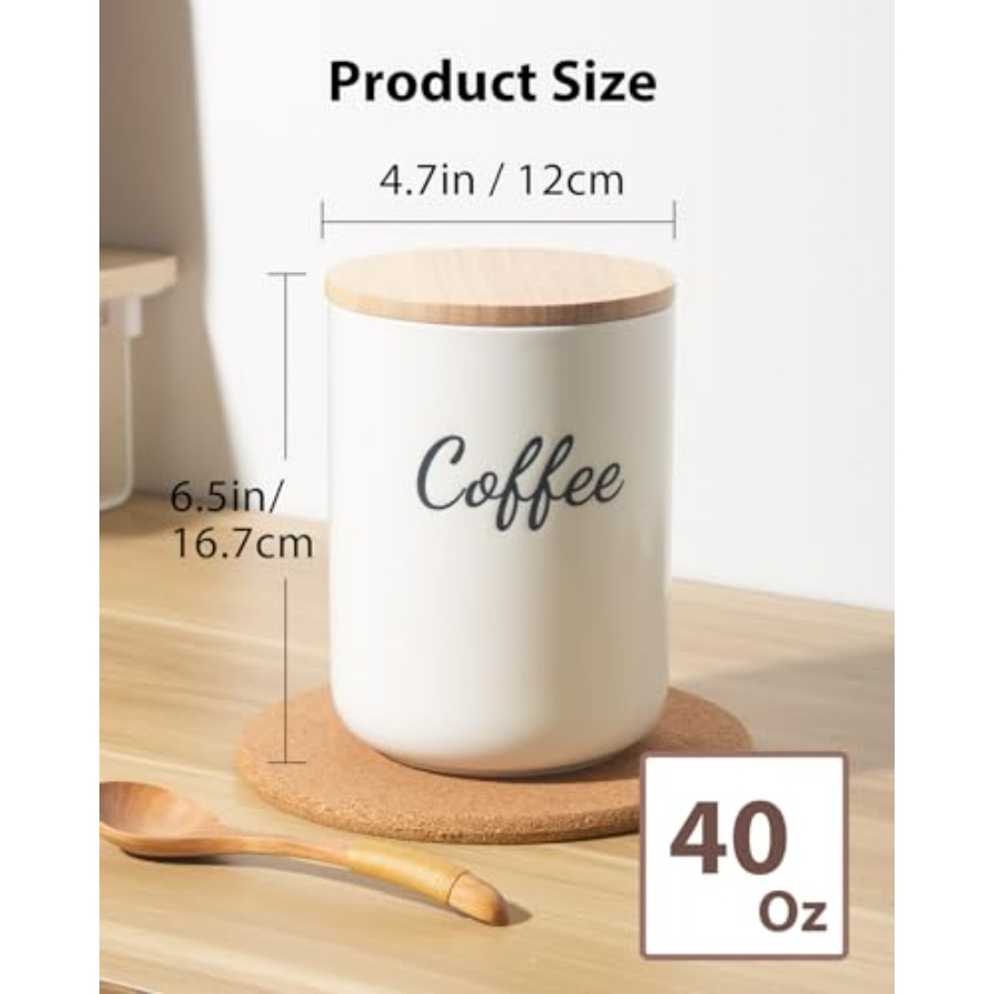 Ceramic Container with Lid, 40 – обзор и цена Food Storage Jars Plastic