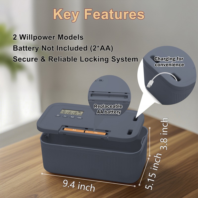 Lock Box with Timer Phone Lock – обзор и цена Food Storage Locker