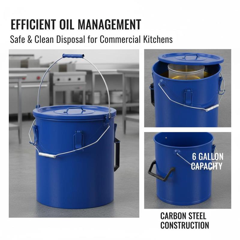 Carbon Steel Oil Storage Pail  – обзор и цена Food Storage Management