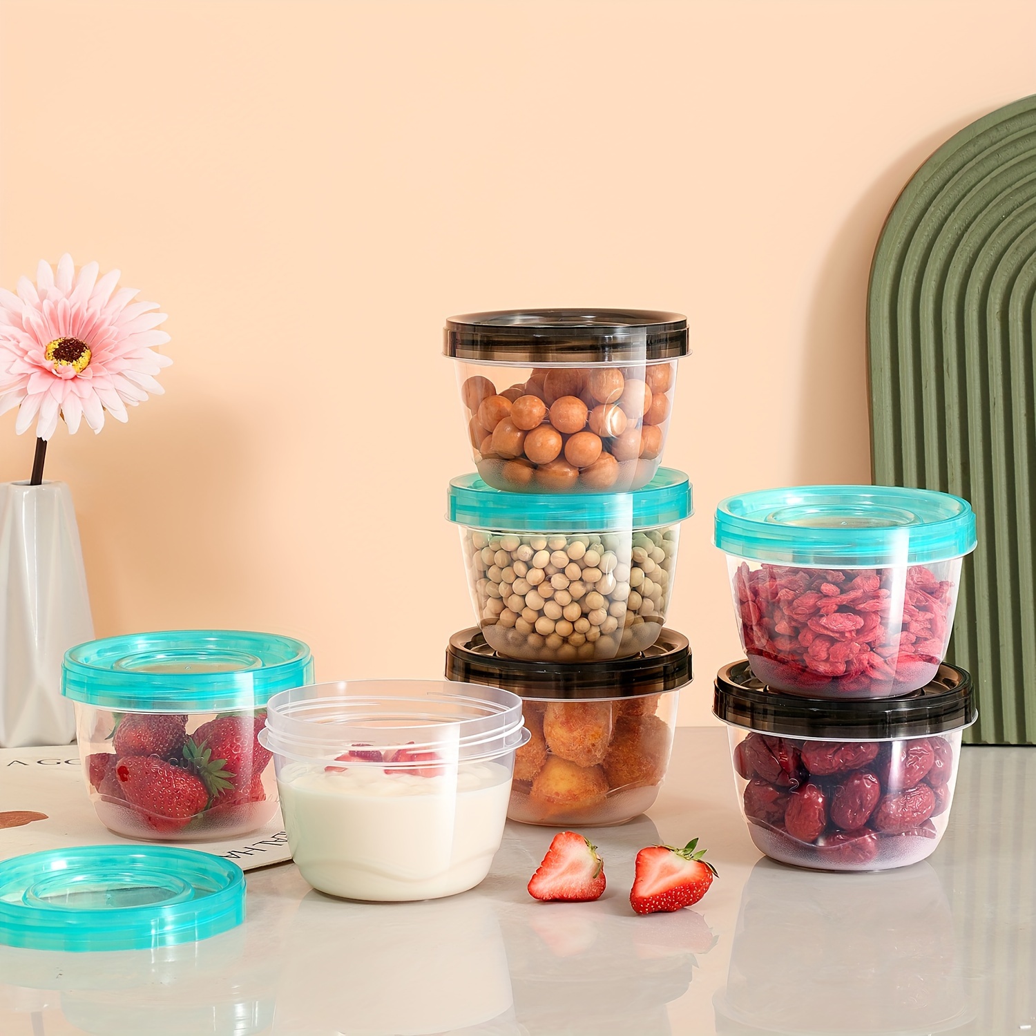 2 Transparent Sealed Food Stor – обзор и цена Food Storage Jars Plastic