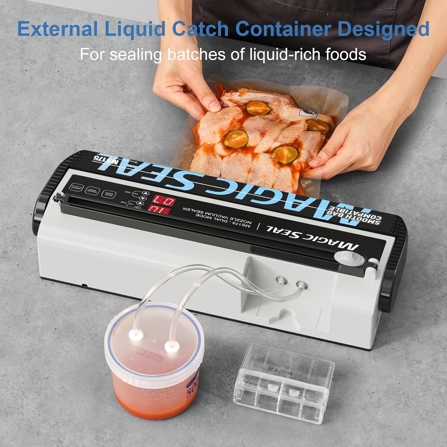 220W Nozzle Vacuum Sealer for  – обзор и цена Vacuum Sealer Bag