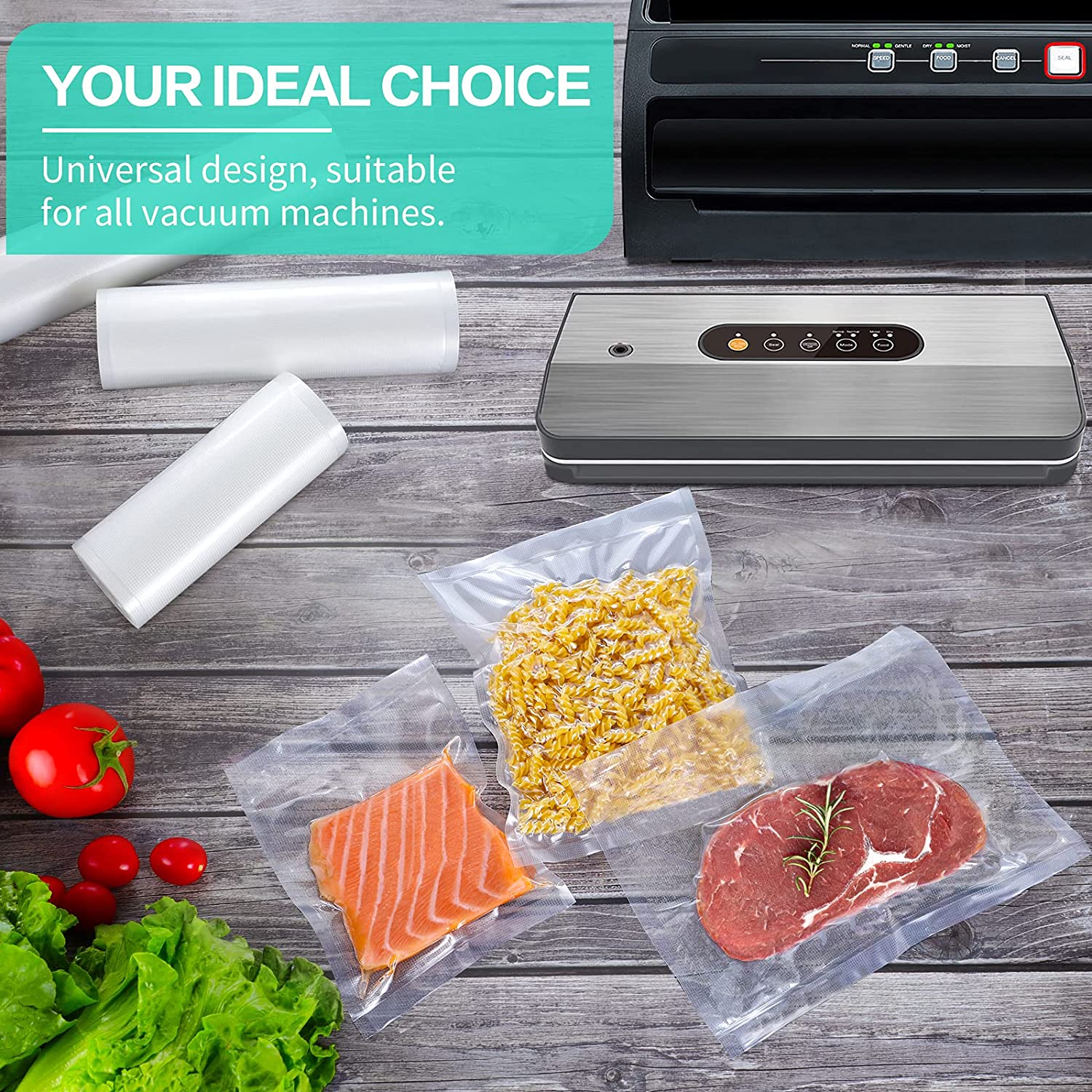 Kitchen Bags For Vacuum Food V – обзор и цена Food Storage Vacuum Sealer Machine