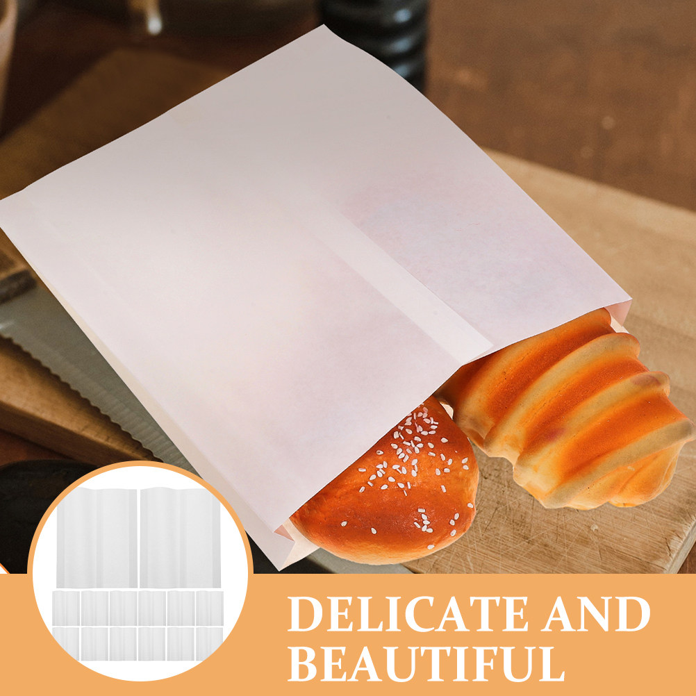 100Pcs Greaseproof Paper Bags  – обзор и цена Food Storage Dog