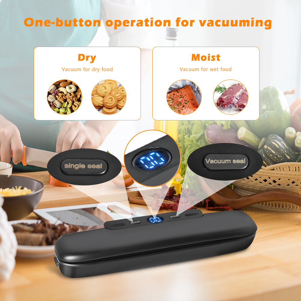 SaengQ Vacuum Sealer Machine F – обзор и цена Food Storage Vacuum Sealer Machine