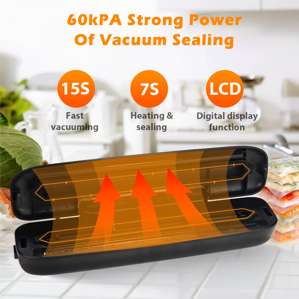 SaengQ Vacuum Sealer Machine F – обзор и цена Food Storage Vacuum Sealer Machine