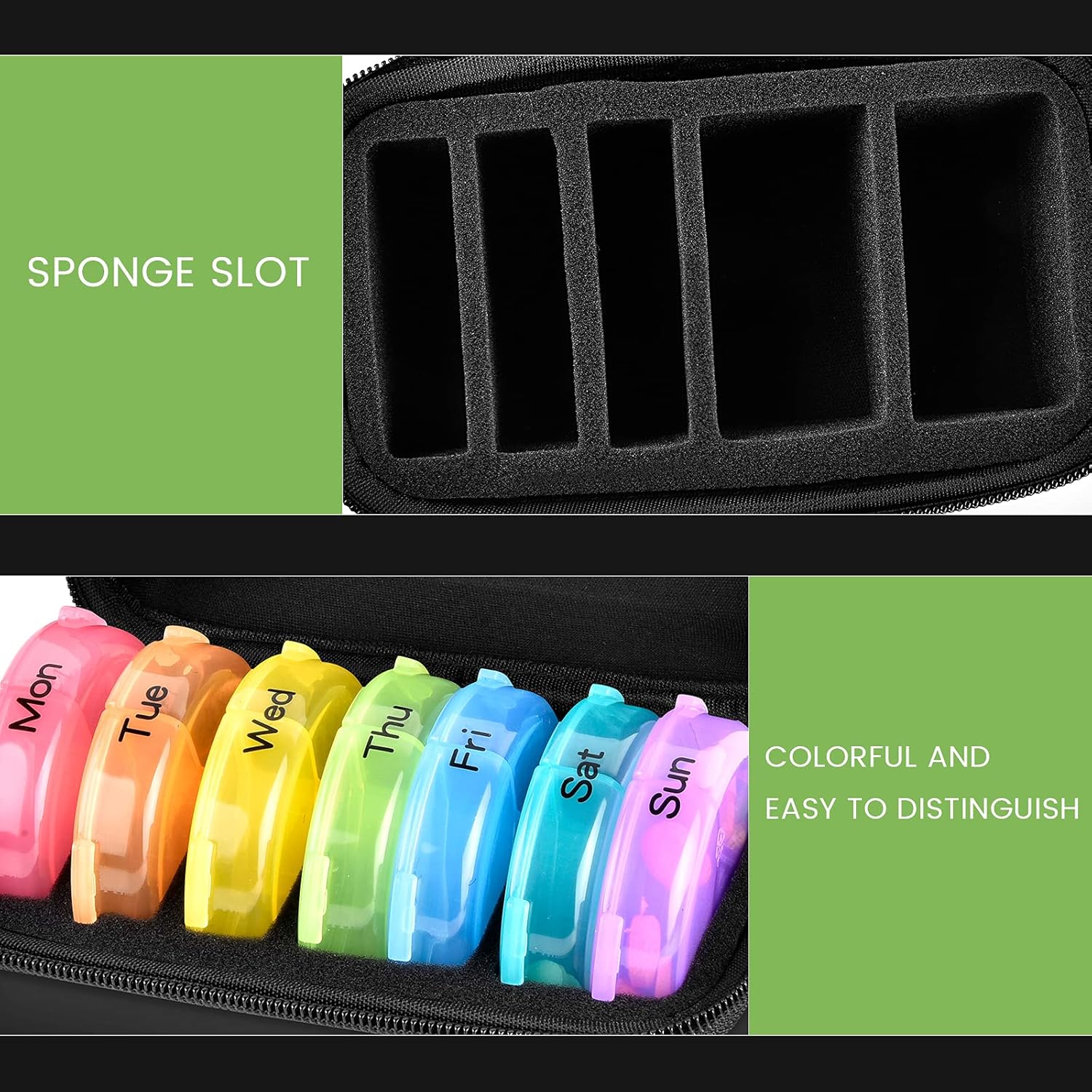 Weekly Pill Organizer 3 Times  – обзор и цена Xxl Food Storage Container