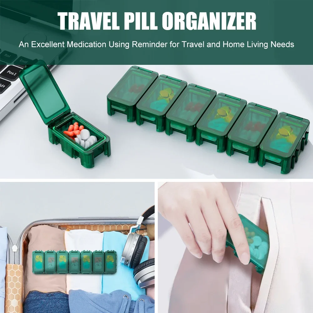 Extra Large Weekly Pill Organi – обзор и цена Food Storage Management