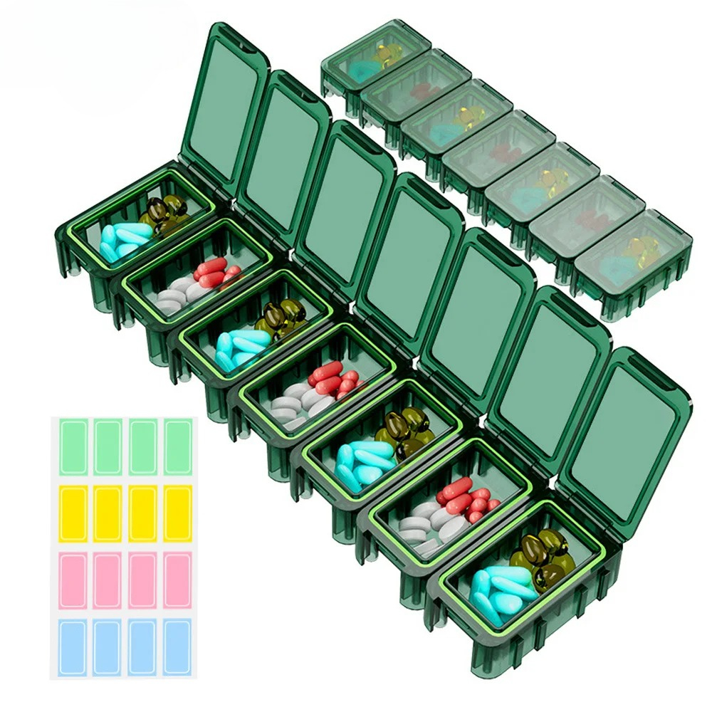 Extra Large Weekly Pill Organi – обзор и цена Food Storage Management