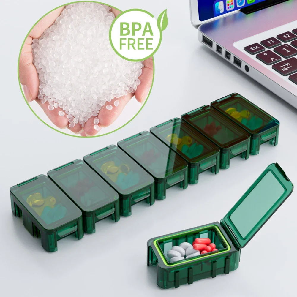 Extra Large Weekly Pill Organi – обзор и цена Food Storage Management