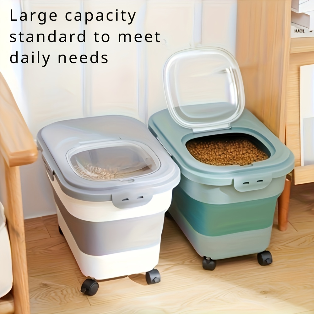 Large Capacity Square Plastic  – обзор и цена Food Storage Dog