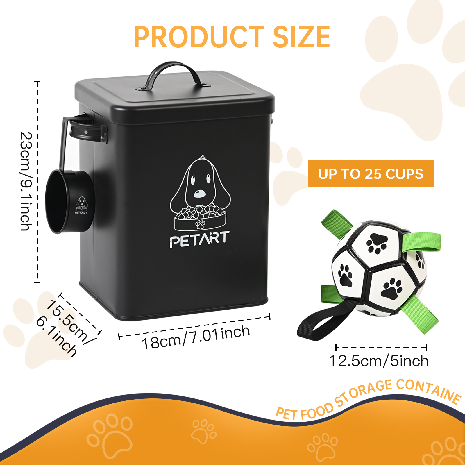 Large Capacity Pet Dog Feeders – обзор и цена Food Storage Dog
