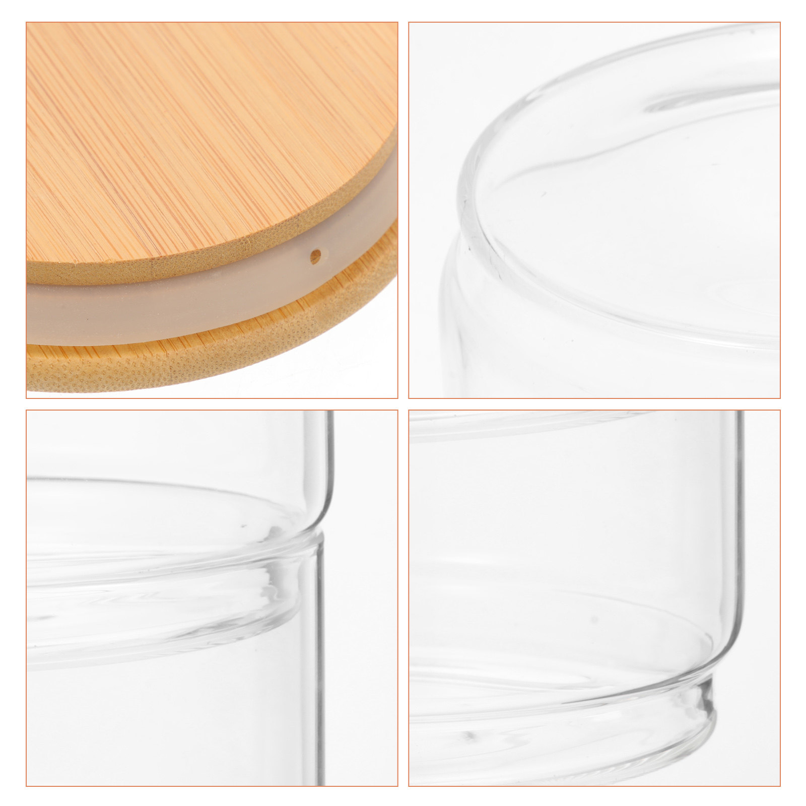 1Set Clear Heavy-Duty Glass Se – обзор и цена Food Storage Jars Plastic