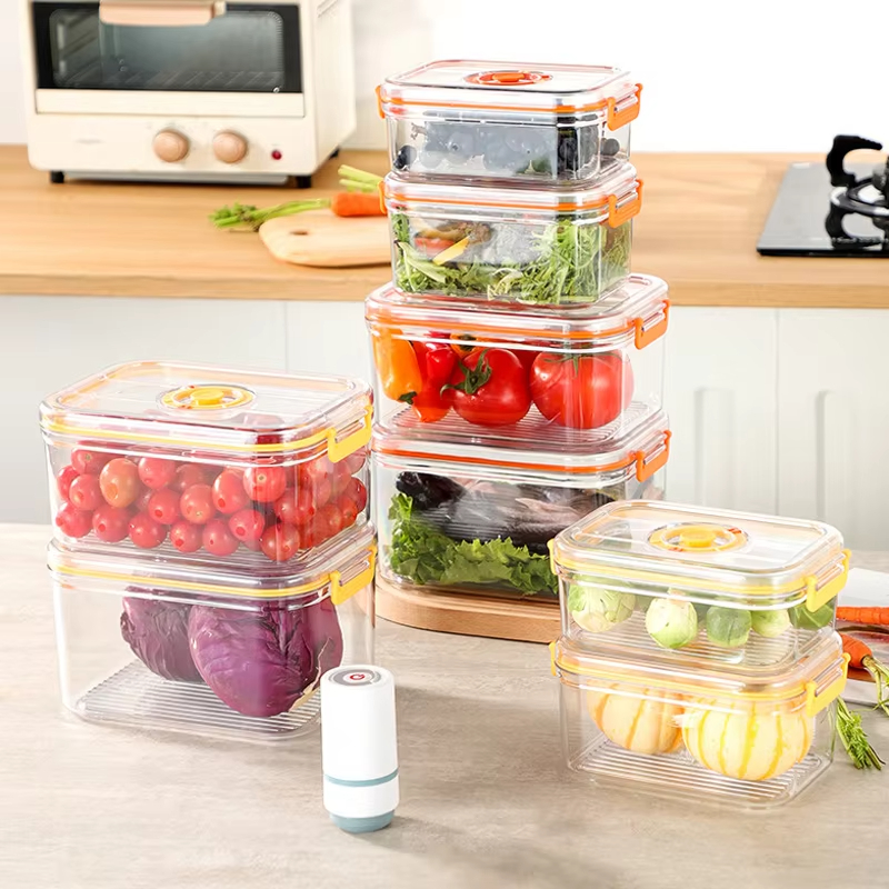 Vacuum Fresh-keeping Box Refri – обзор и цена Food Storage Jars Plastic