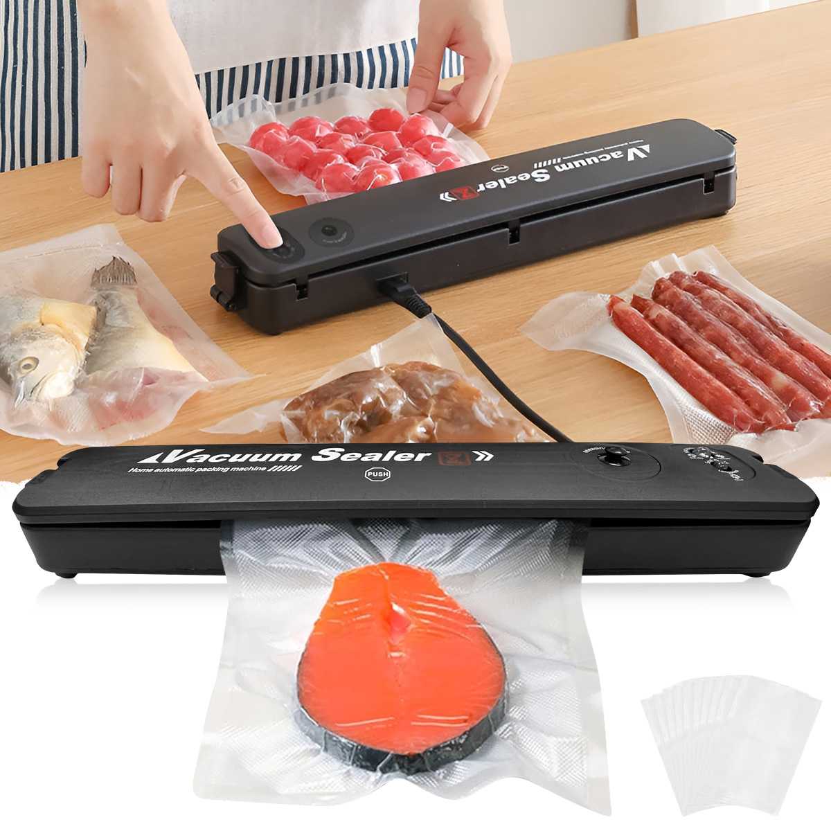 220V EU Plug Food Vacuum Seale – обзор и цена Vacuum Sealer Bag