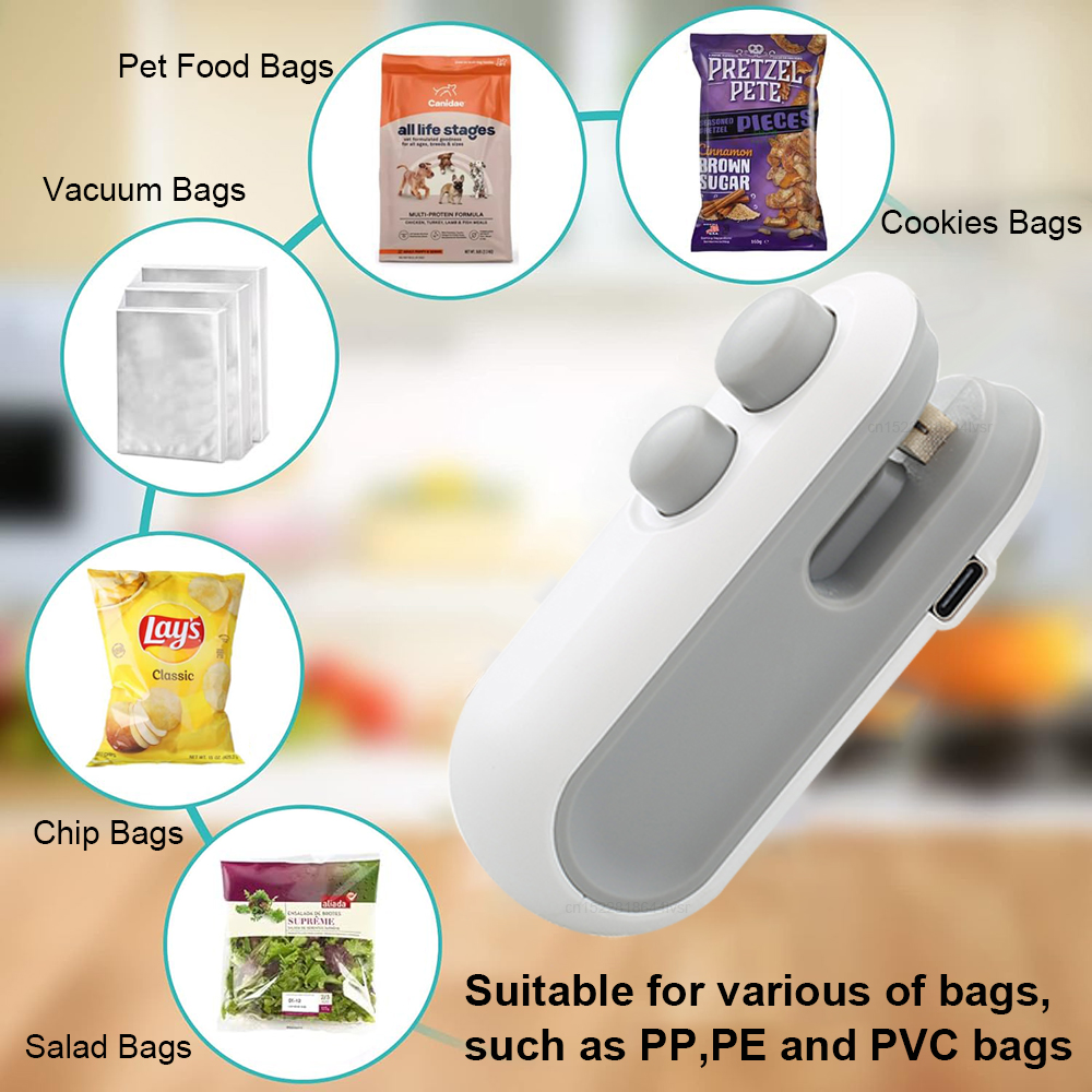 Mini Sealing Machine 2IN1 Heat – обзор и цена Food Storage Vacuum Sealer Machine