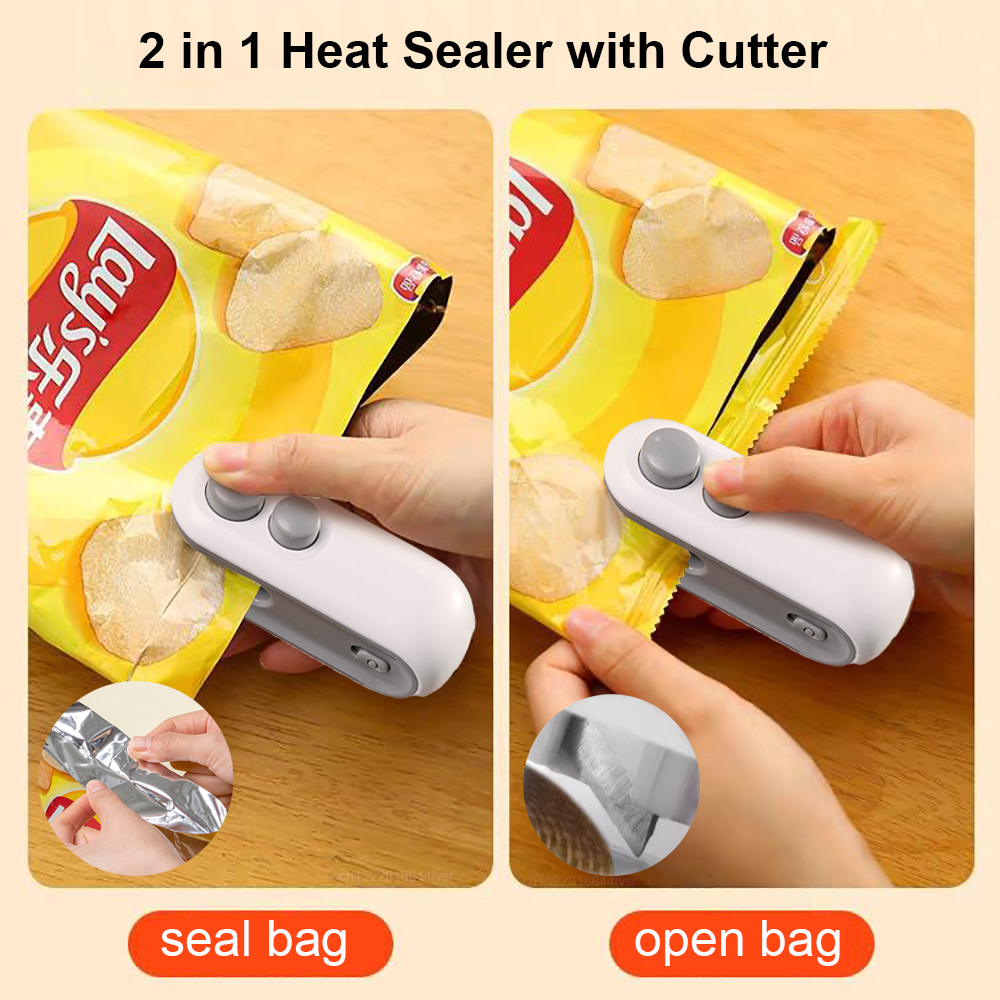 Mini Sealing Machine 2IN1 Heat – обзор и цена Food Storage Vacuum Sealer Machine