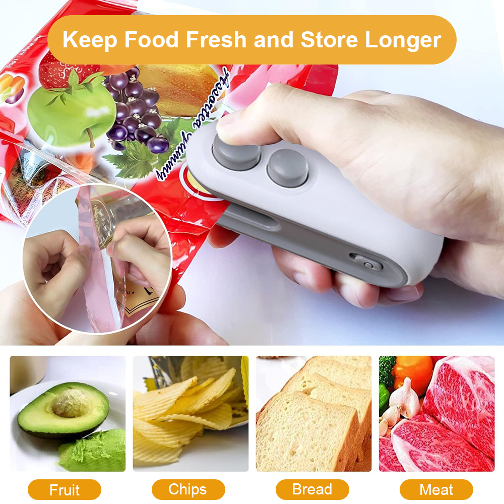 Mini Sealing Machine 2IN1 Heat – обзор и цена Food Storage Vacuum Sealer Machine