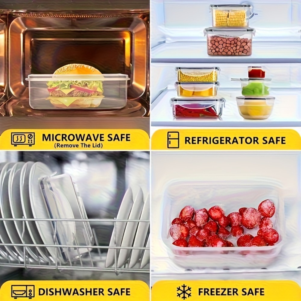 Set BPA-Free Airtight Food Con – обзор и цена Food Storage Jars Plastic