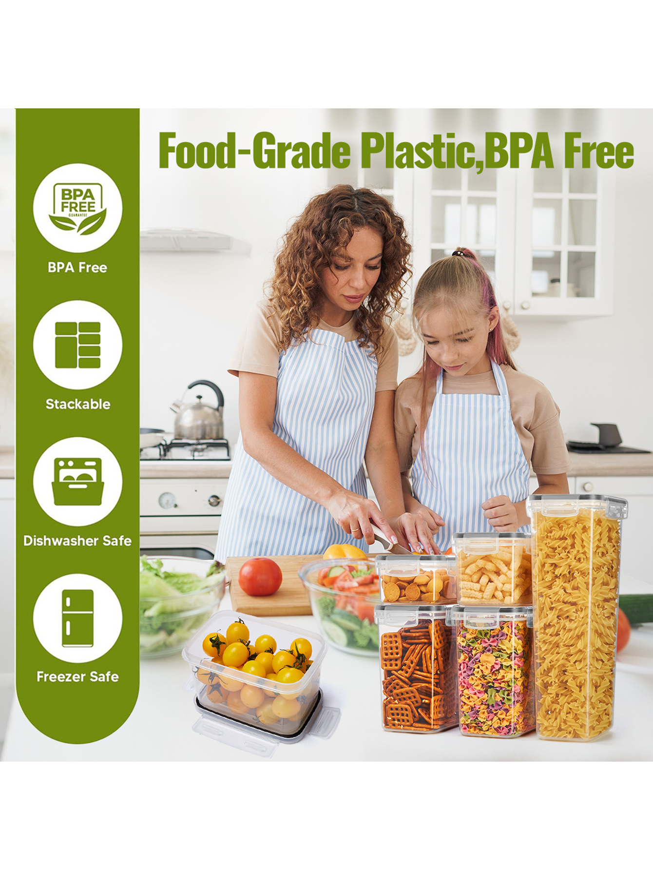 12pcs，Airtight food storage co – обзор и цена Food Storage Jars Plastic