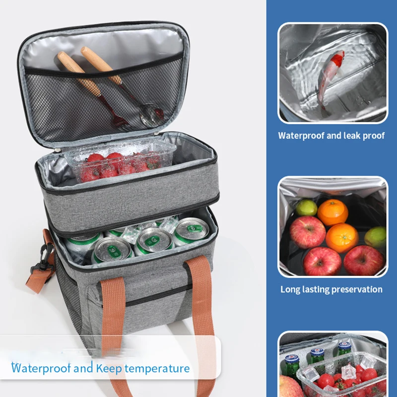 Thermal Lunch Bag Double Layer – обзор и цена Xxl Food Storage Container