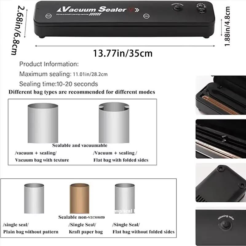 2026 High Quality Vacuum Seale – обзор и цена Food Storage Vacuum Sealer Machine