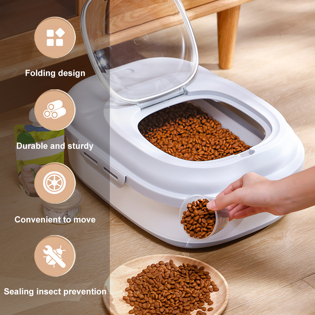 Collapsible Dry Cat Food Box 2 – обзор и цена Food Storage Dog