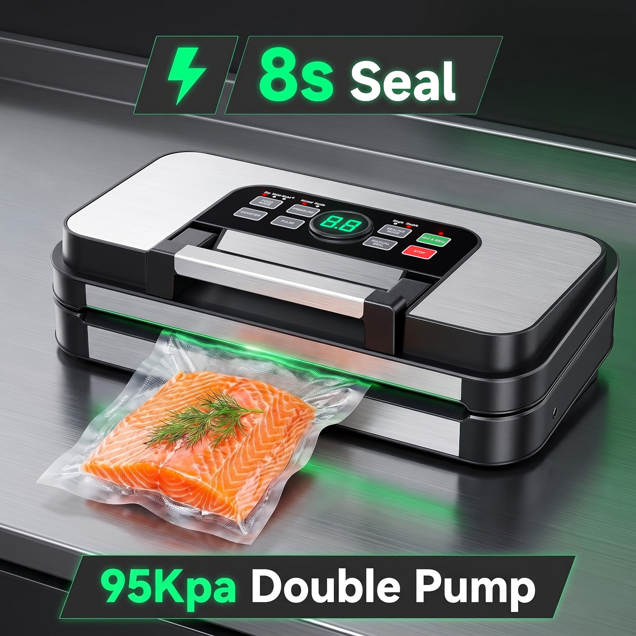 Vacuum Sealer Machine, 95000 P – обзор и цена Vacuum Sealer Bag