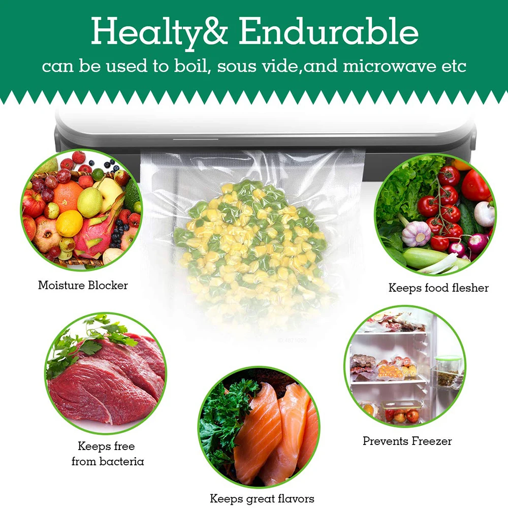 Sous Vide Roll Bags for Vacuum – обзор и цена Food Storage Vacuum Sealer Machine