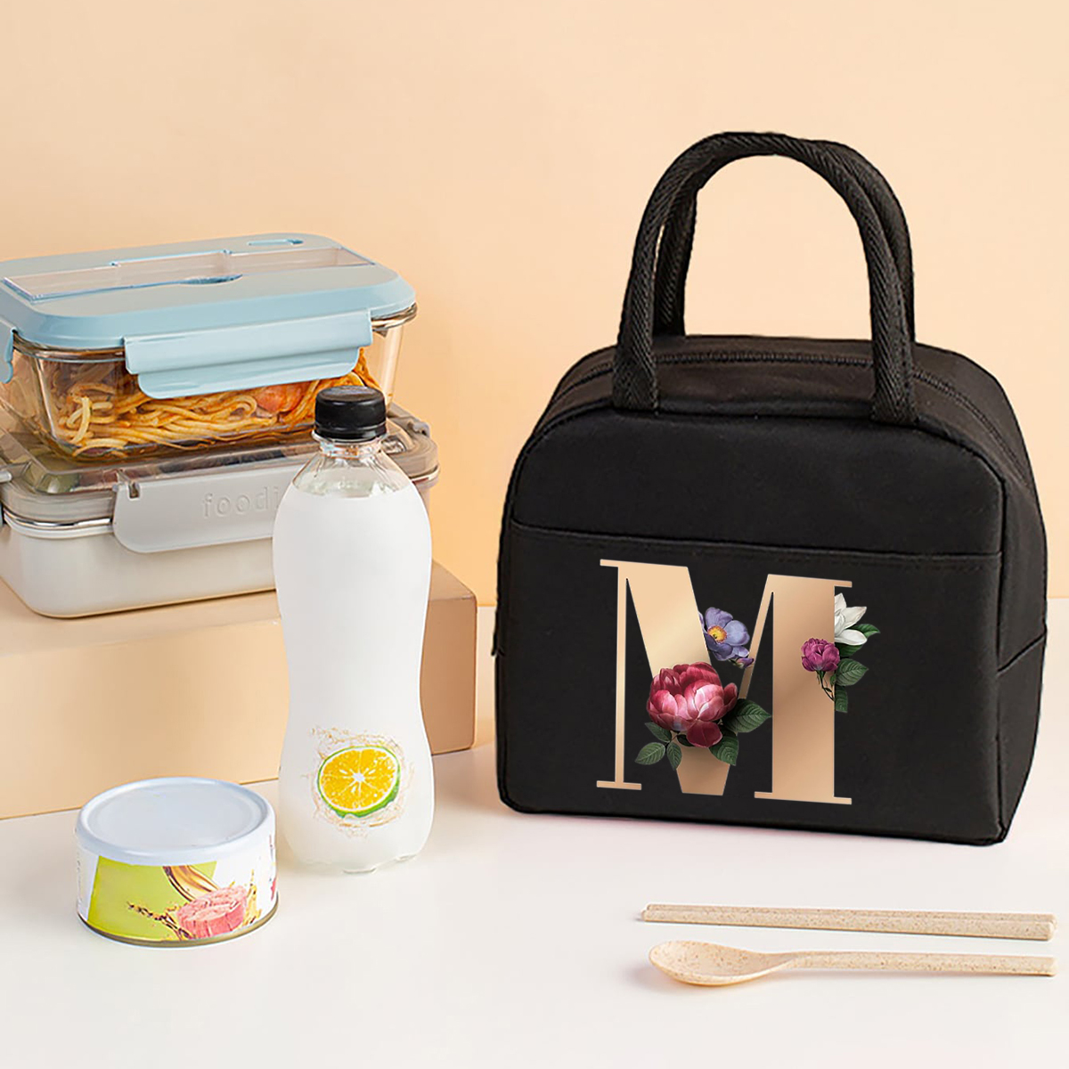 Gold Letter Pattern Lunch Bag, – обзор и цена Xxl Food Storage Container